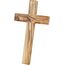 MaMeMi Olivenholz Kreuz 15 cm aus Bethlehem – Handgefertigtes Wandkreuz aus echtem Olivenholz – Christliches Holzkreuz 15 x 9 cm – Holz Kruzifix Markenqualität aus dem Heiligen Land
