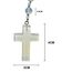 BabioKa Rosenkranz mit Mondstein, Rosenkranz aus Natursteinen, Mineralrosenkranz, Stahlrosenkranz, Rosenkranz zum Beten, Rosenkranz Kommunion, Geschenk für Kommunion, 65 cm., Stein Mondstein