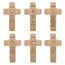 Sternenkinder Andenken - Kreuz mit individueller Gravur - personalisiert mit Name, Spruch, Motiv - Holz Kruzifix zur Erinnerung, Gedenken an Engelskinder, als Grabschmuck, Trostgeschenk