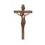 Roman Wandkreuz aus Holz, Bronze, Jesus Christus 62153