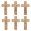Jesus Kreuz mit individueller Gravur - Spruch, Motiv, Psalm - christliches Wandkreuz, Auferstehungskreuz, Holz Kruzifix als christliches Geschenk, religiöse Geschenkidee