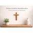 MaMeMi Olivenholz Kreuz 15 cm aus Bethlehem – Handgefertigtes Wandkreuz aus echtem Olivenholz – Christliches Holzkreuz 15 x 9 cm – Holz Kruzifix Markenqualität aus dem Heiligen Land