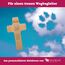 Geschenkissimo Hundekreuz mit individueller Gravur - mit Name, Spruch, Motiv - Holzkreuz für lebende oder verstorbene Hunde als Hundeschild, Gedenktafel, Trauergeschenk, Grabdeko, Sprüche mit Hund