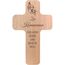 Geschenkissimo Kommunionsgeschenk - Kreuz aus Holz mit Segensspruch Der Herr segne und behüte Dich. Kommunion Holzkreuz, Kruzifix mit Spruch als religiöse Geschenkidee zur Erstkommunion