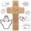 Taufkreuz mit individueller Gravur als Taufgeschenk für Jungen und Mädchen - personalisiert mit Name, Spruch, Motiv - Holz Kruzifix als Geschenk zur Taufe, Wasserweihe - Kreuz für Täufling