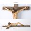 BC Katholisches Kruzifix-Wandkreuz, Jesus Christus, inspirierende Heimdekoration, frommes Geschenk, 52 cm hoch, Renaissance-Skulptur, handgefertigt von Buildclassic