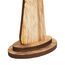 Juvale Holzkreuze zum Aufstellen (3 Stück) - Platanen-Sperrholz - Dekoration für Zuhause, Büro, Wohnzimmer - Braun, 14,5 x 4,5 x 21,6 cm