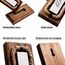Wandkreuz aus Holz mit Holzsockel, gesegnetes Buchstaben-Design, christliche Kreuze, spirituelles religiöses Kreuz, Weihnachten, Wandbehang, handgefertigtes Holzkreuz, Hanfseil für Kirche, Zuhause,