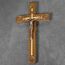 Asterom Handgeschnitztes Kruzifix - Wandkreuz für Heimdekoration, katholisches Holz, 30,5 cm