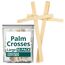 Concordia Supply Palm Sunday Outreach Palm Crosses - Dried African Palm Crosses 6" x 4.5" (Large, Pack of 50)
