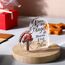 Rotes Gedenk-Kardinal-Geschenk, Trauergeschenk, Vater/Mutter im Himmel, Weihnachten, Geschenk für Weihnachten im Himmel, Gedenkgeschenke (Kreuz)