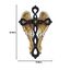 UXD Top Brass Engelsflügel Wandkreuz – Jesus Spirituelle Kunst Skulptur