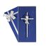 Baby Wandkreuz Taufgeschenk für Mädchen, 15 cm Silber Betendes Mädchen Kreuz zur Taufe, Erstkommunion, Christenlehre und Widmung – Taufgeschenk von Paten