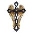 UXD Top Brass Engelsflügel Wandkreuz – Jesus Spirituelle Kunst Skulptur