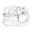 The Heart Shaped Wedding Lazo - Lazo de Bodas Handcrafted Wedding Lasso - Lasso de Bodas Hergestellt mit herzförmigen Kristallen und einer Vielzahl von Kristallperlen