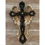 UXD Top Brass Engelsflügel Wandkreuz – Jesus Spirituelle Kunst Skulptur