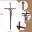 ACHIBANG Kruzifix, Wandkreuz im antiken Kupferstil, katholisches Wandkruzifix mit Jesus, für Zuhause oder über der Tür als Haussegen, 25,4 cm