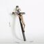 BC BUILDCLASSIC Katholisches Kruzifix-Wandkreuz, religiöse Geschenke, inspirierende Heimdekoration, Innenbereich, 25,4 cm hoch, handbemalt, Renaissance-Skulptur (vollfarbig)