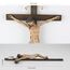 BC Katholisches Kruzifix-Wandkreuz, Jesus Christus, Wanddekoration für Zuhause, Altar, religiöses Geschenk, 25,4 cm hoch, handgefertigte Renaissance-Skulptur von Buildclassic (vollfarbige neue