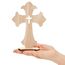 Bright Creations Holzkreuz, stehend, 18 cm, Hellbraun, 12 Stück
