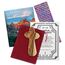 Zertifiziertes Holy Land Olivenholz Handheld Komfort Kreuz aus Israel. Samtbeutel, Meditationsheft, Lesezeichen und Echtheitszertifikat im Lieferumfang enthalten. Klammerndes Palmenkreuz Medium