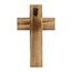 OKSQW Holzkreuz (gesegnete Holzfarbe) - Wandkreuz - Wanddekoration - Wohnzimmer