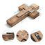 OKSQW Wandkreuz aus Holz für Christen, religiöses spirituelles Kreuz, Geschenke mit Haken zum Aufhängen an der Wand oder am Tisch mit Glauben für Kirche, Zuhause, Dekoration für Weihnachten (5 Farben