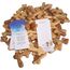 Holy Land Market Taschenkreuze aus Olivenholz, 6,3 cm, handgefertigt, Jerusalem-Kruzifix, christliche Geschenke mit Urkunden und Gebetskarte, 100 Kreuze aus Olivenholz, 100 Stück