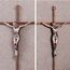 ACHIBANG Kruzifix, Wandkreuz im antiken Kupferstil, katholisches Wandkruzifix mit Jesus, für Zuhause oder über der Tür als Haussegen, 25,4 cm