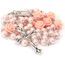Nazareth Store Katholische rosa Perle Perlen Rosenkranz Halskette 6pcs Unsere Rose Lourdes Medaille & Kreuz NS