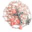 Nazareth Store Katholische rosa Perle Perlen Rosenkranz Halskette 6pcs Unsere Rose Lourdes Medaille & Kreuz NS