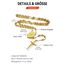 FaithHeart Auto Rosenkranz Kette für Damen Herren Kreuzkette Gold Rosenkranzkette mit Orthodoxes Kreuz Gebetskette Maria Halskette Wundertätige Medaille Edelstahl Cross Chain Rosary Necklace Schmuck