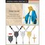 FaithHeart Auto Rosenkranz Kette für Damen Herren Kreuzkette Gold Rosenkranzkette mit Orthodoxes Kreuz Gebetskette Maria Halskette Wundertätige Medaille Edelstahl Cross Chain Rosary Necklace Schmuck