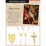 FaithHeart Rosenkranzkette Gold Rosenkranz Kreuz Kette Damen Herren Erzengel Michael Medaille Halskette Gebetskette Weiße Perlen Edelstahlkette Orthodoxes Rosary Necklace Heiliger Schmuck