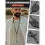 FaithHeart Kreuz Kette Schwarz Herren Damen Edelstahl Rosenkranzkette Lang Rosenkranz Kommunion Halskette Jungfrau Maria Gebetskette Orthodox Cross Chain Rosary Necklace Modeschmuck