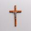 GFRGFH Kruzifix Wandkreuz, Handgefertigte katholische Kreuze mit Holz-Rosenkranz, Holz-Kruzifix für Wand, Jesus christliches Wandbehang-Kreuz für Heimdekoration, 20,3 cm