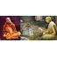 indianstore4all 8 mm Tulsi Heiliges Basilikum Japa Mala Gebetskette 108 Perlen Halskette handgeknotet. KARMA + 1 = 109. Gesegnet & energetisierte Hindu tibetisch-buddhistischen Subha Rosenkranz rot Tessel