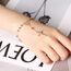 HZMAN St. Benedikt Rosenkranz Perlen Kreuz Exorzismus Armband verstellbares Link Armband für Frauen Schmuck Geschenk