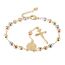 HZMAN St. Benedikt Rosenkranz Perlen Kreuz Exorzismus Armband verstellbares Link Armband für Frauen Schmuck Geschenk