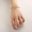 HZMAN 14K vergoldet Jungfrau Maria Rosenkranz Perlen Armband Dainty Jungfrau von Guadalupe verstellbare Link Armbänder für Damen Party Hochzeitsschmuck Geschenk