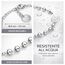 SAGA GIOIELLI® Armband für Herren und Damen, Rosenkranz, Silber, Stahl, Legierung, 5.73 cm (approximately), Legierter Stahl