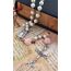 Nazareth Store Katholische Rosenkranz-Halskette mit rosa Perlen, unsere Rosenblüten, Lourdes-Medaille und Kreuz (Weiß)