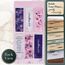 Christian Art Gifts Set of 6 Faith Hope Love Pink Flowers Inspirational Magnetic Bible Verse Bookmark with Scripture, Size Small 2.3" x .75"