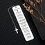 Kireida® Christian Lesezeichen, mit Schwarz Lesezeichenbox, Inspirierender Bibelvers Lesezeichen,Cross,für Absolvent, Erste Kommunion und Taufgeschenke