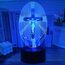 Jesus Kreuz Nachtlicht Kinder, 3D LED Jesus Cross Lampe 16 Farben Farbwechsel mit Fernbedienung, Kommunion Zimmer Deko, Kommunion Weihnachten Geburtstag Christliche Geschenke für Kinder Jungen Männer