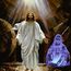 Xdorra Jesus Christus 3D Lichter 7 Farben Schreibtisch LED Stimmungslichter Geschenk für christliche Geburtstagsfeier Geschenke