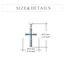 YFN Kreuz Halskette Sterling Silber Türkis Kreuz Anhänger Kette Schmuck Geschenke für Damen Herren