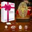 3 Muster Jesus Kreuz Nachtlicht 3D Illusion Lampe, Holz Basis Tischlampe mit weichen warmen weißen Farben für Kinder Jungen Zimmer, Geschenke für Zimmer Holiday Decor