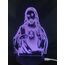 Xdorra Jesus Christus 3D Lichter 7 Farben Schreibtisch LED Stimmungslichter Geschenk für christliche Geburtstagsfeier Geschenke