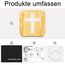 Jesus Kreuz Nachtlicht,Kreative Modellierung 3D Holzschnitzerei LED Nachtleuchte,USB-betriebener Warmweiß Licht Tischlampe Schlafzimmer Dekoration Holzlampe Beleuchtetes Geschenk Christen Religiös